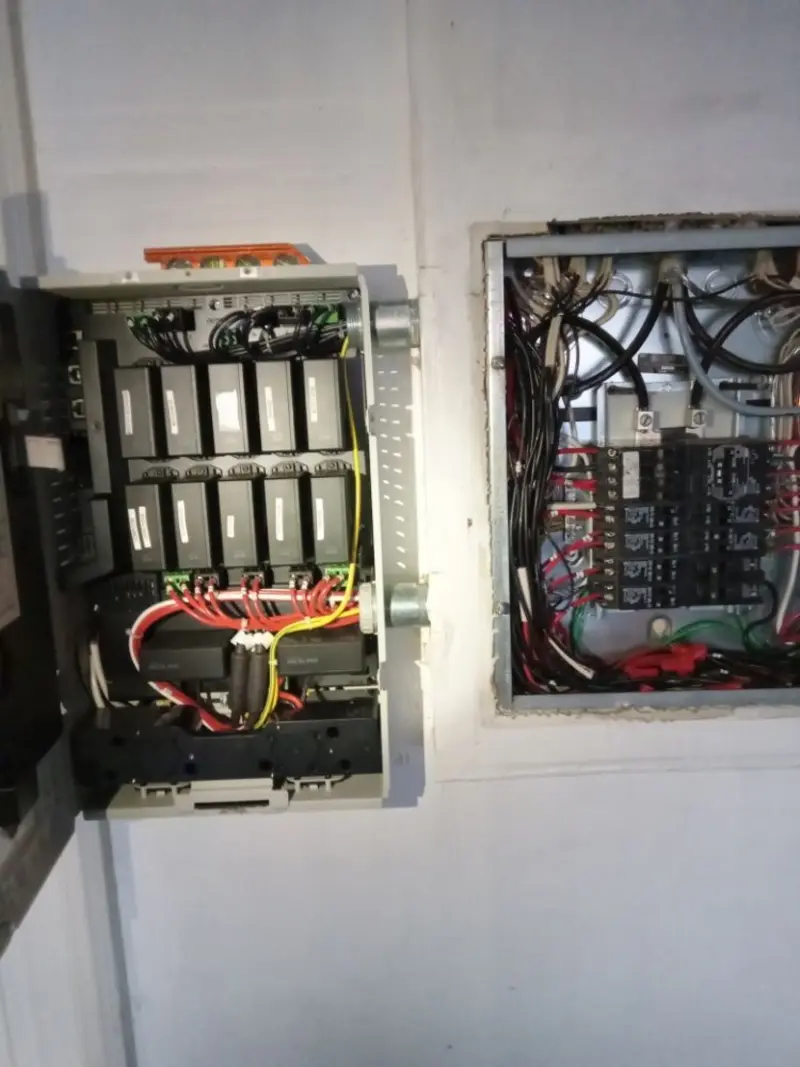 Electrical panel upgrade completed for Security Camera Wiring in Lakeland